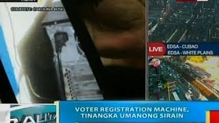 BP: Voter registration machine sa Licuan-baay, Abra, tinangka umanong sirain