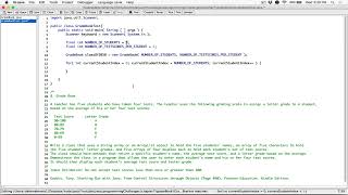7.8. (Part 2) Grade Book - Java
