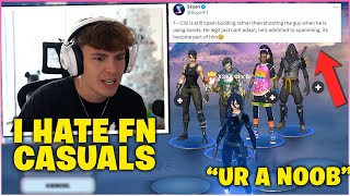 CLIX FREAKS OUT After Trying To SETTLE BEEF With FORTNITE Casuals In a 1v4 BATTLE! (PRO Vs CASUALS)