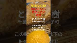 至高のとんかつ！特ヒレカツ定食！とんかつ樹 千葉県長生郡白子町