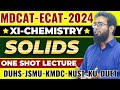 MDCAT-2024 | CHEMISTRY | CH#5 | SOLIDS One Shot Lecture