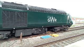 Train departure at Bridgwater railway station this morning.21.5.22.