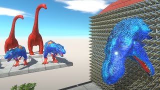 Super Punch vs Superman Dinosaurs T-Rex - Who Can Surviver ?
