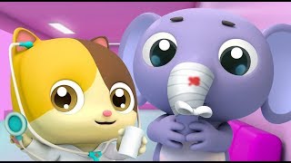 Kitten Doctor in Hospital | Doctor Cartoon | Kids Cartoon | Nursery Rhymes | Baby Songs | BabyBus