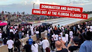 Donkmaster and Babygirl hang at the Florida Classic