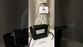 MICRO BELT BAG IN GRAINED CALFSKIN #celine #celinebag #celineunboxing #bagcollection