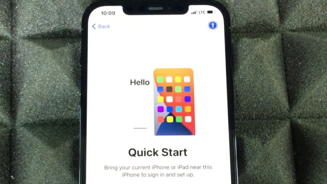 Use Quick Start To Transfer Data To A New IPhone - YouTube