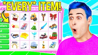 I Bought *EVERY ITEM* In The Adopt Me Winter Update! Adopt Me Roblox