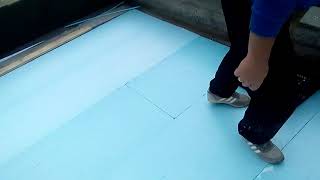 how to apply thermal insulation on the roof