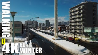 4K Walk in Sapporo Toyohira-ku Misono Sta. to Tsukisamu chuo Sta. 札幌 豊平区 美園駅 → 月寒中央駅 Binaural ASMR