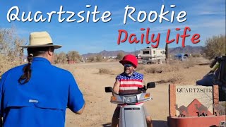 Quartzsite Rookie: Daily Life - Happy New Year! #laposasouth #LTVA