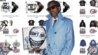 ASAP Rocky's Don't Be Dumb Merch Is Insane