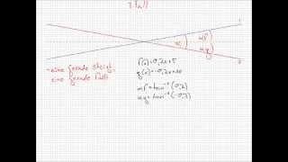 Schnittwinkel zweier Geraden berechnen