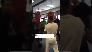 Someone come take a look at this, dude tried to sucker punch Yuriorkis Gamboa 😂 but failed miserably