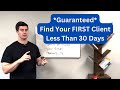 10 Effective Strategies to Attract Your First Bookkeeping Client in Just 30 Days