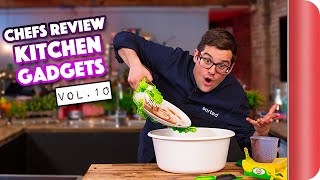 Chefs Review Kitchen Gadgets Vol.10 (Ft. The Automatic Plate Washer!?) | Sorted