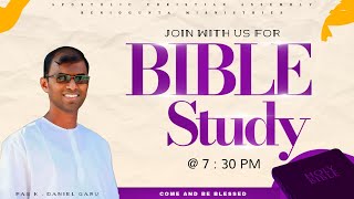 🔴LIVE || BIBLE STUDY  SERVICE || 7TH JAN 2025 || ACA RENIGUNTA || PASTOR K. DANIEL