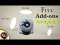 𝐓𝐮𝐭𝐨𝐫𝐢𝐚𝐥 : Blender 3-Point Lighting & Camera Setup Free Add-on .