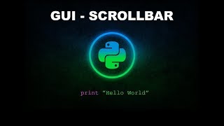 Scrollbar - Python Programming