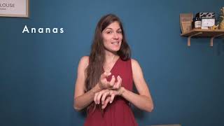 5 nouveaux fruits en langue des signes française (vocabulaire en LSF)