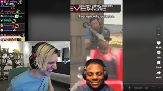 xQc Almost Passes out Laughing at "The Average COD Experience"