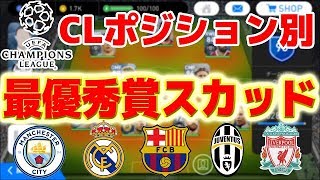 #567【ウイイレアプリ2018】CLポジション別最優秀選手賞スカッド！！メンバーが豪華！！