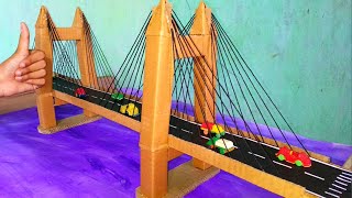 Mini Cardboard Wire Bridge for home decore