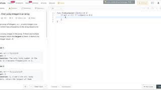 1394 Find Lucky Integer in an Array - Leetcode in Go - Hash 哈希
