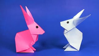Easy Paper RABBIT Craft Ideas/How to Make Origami Rabbit Step by Step/Easy Origami Rabbit/papercraft