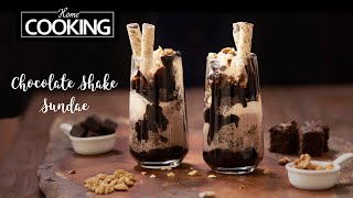 Chocolate Shake Sundae | Easy Dessert Recipes | Ice Cream Sundae | Chocolate Recipes