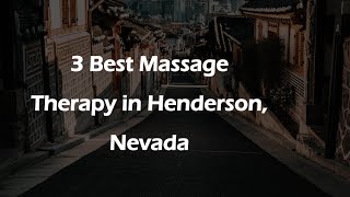3 Best Massage Therapy in Henderson, Nevada | Massage Studios