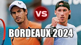 Kyrian Jacquet vs Andy Murray BORDEAUX 2024 Highlights