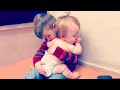 Adorable Baby Siblings Protect Each Other