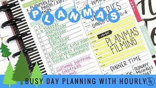 Busy Day Hourly Plan with Me // PLANMAS Day 15 | Plans by Rochelle