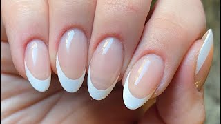 BTARTBOX FRENCH FULL COVERAGE TIP APPLICATION | ALMOND FRENCH NAILS | GelX Dupe