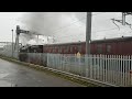 44871 and 47804 depart swindon in the rain 23rd december 2019