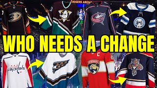 Which NHL Teams Should Change Their Jerseys?