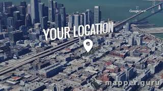 Epic Zoom-In Animation to City Location | Google Earth Studio + After Effects