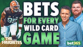 NFL Wild Card Betting Predictions & BETS for NFL Playoffs! NFL Expert Picks | The Favorites Podcast