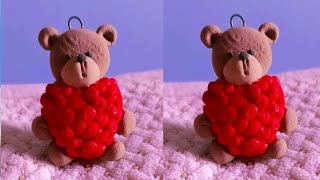 Tag your ❤️& BFF 🥰 cute mini Teddy 🧸 by super clay 🥰