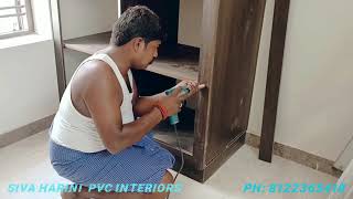 pvc wardrobe work in thiyagaraja nagar at tirunelveli | PVC and PLYWOOD Interior works. Tirunelveli.