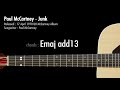 junk paul mccartney guitar chords