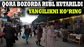 Yangilikni ko'ring Qora bozorda Rubl kutarildi Urganch bozorini dollar kursi 31.01.2025