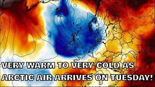 Very Warm to Very Cold as Arctic Air Arrives in Tuesday! 2nd June 2024