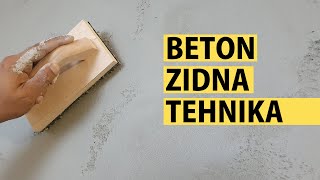 Kako da osvežite zid dekorativnom tehnikom od betona