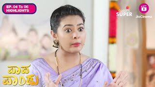 Papa Pandu - ಪಾಪ ಪಾಂಡು | Ep. 4 to 6 Highlights | Chaaru plans an outing with Punda | Colors Super