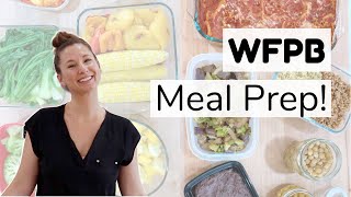 Back to MEAL PREPPING Our Weekly Staples! 🌱 Batch Cooking WFPB & HEALTHY Vegan Food for Weight Loss!