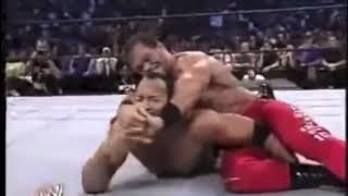 Chris Benoit Crossface to The Rock