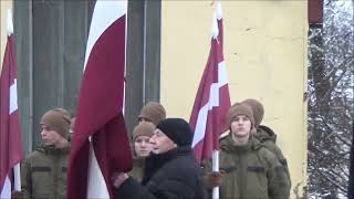 KABILE, 10.01.2025. NACIONĀLO PARTIZĀNU PIEMIŅAS VIETAS ATKLĀŠANA KABILĒ, KULDĪGAS NOVADĀ.