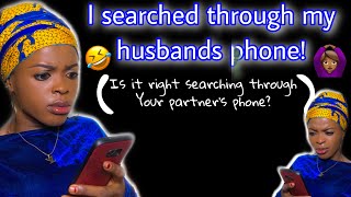 Should you go through your partner’s phone?